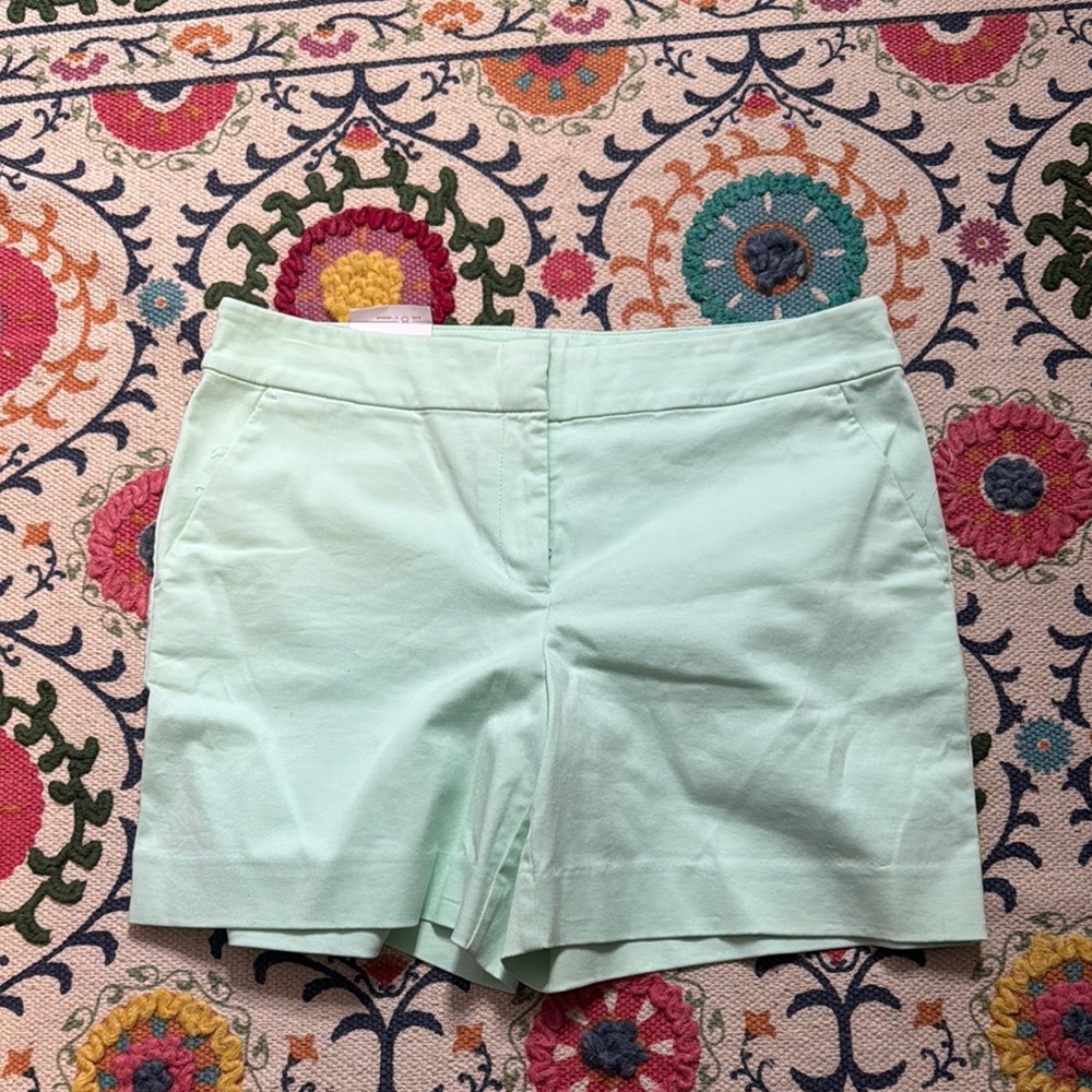 LOFT mint Green Riviera Shorts Casual Summer Style